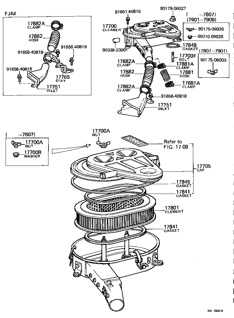  LAND CRUISER 40 50 |  AIR CLEANER