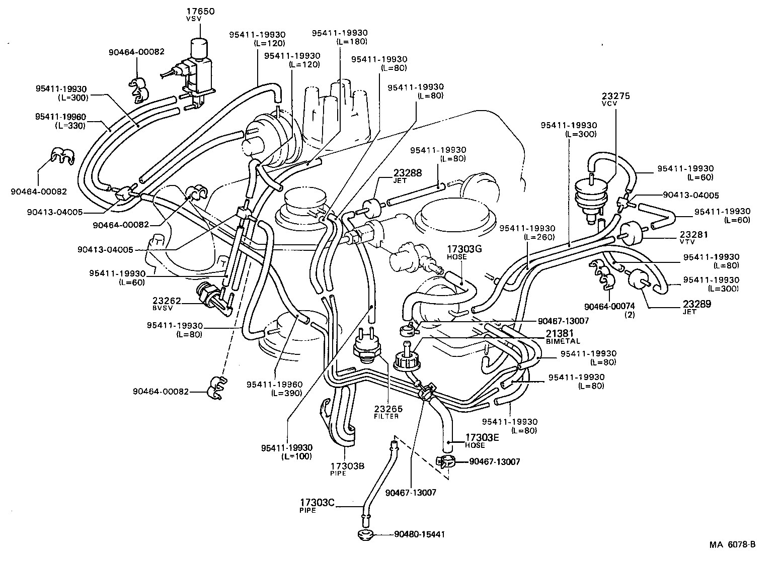  STARLET |  VACUUM PIPING