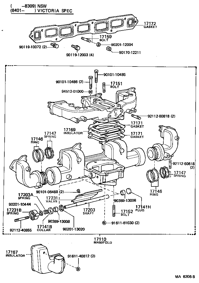  LAND CRUISER 40 |  MANIFOLD