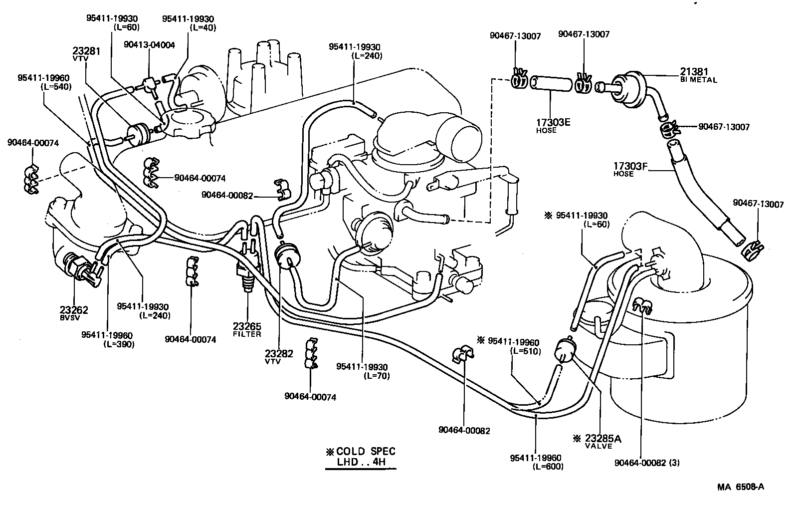  LITEACE |  VACUUM PIPING