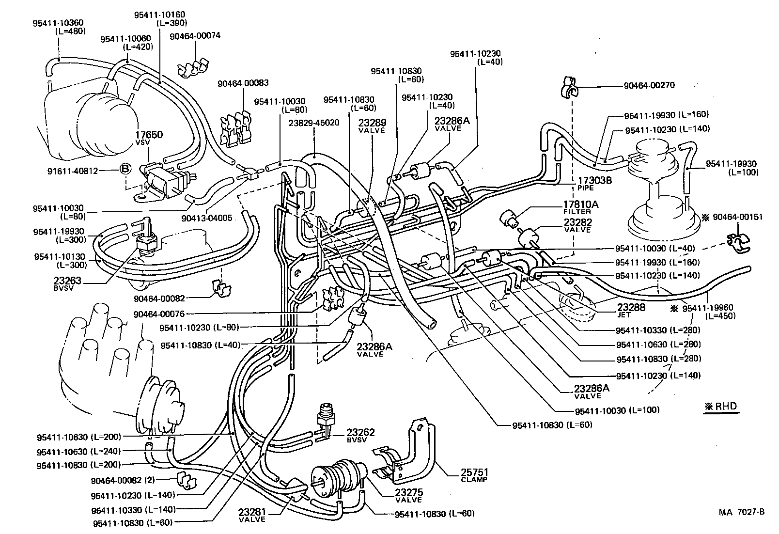  CELICA |  VACUUM PIPING