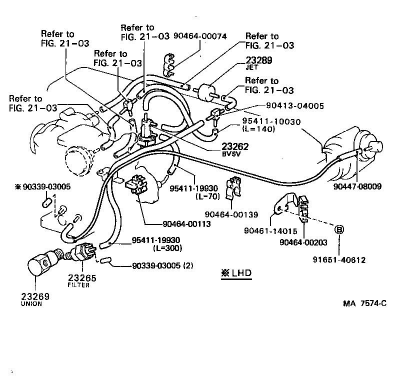  CELICA |  VACUUM PIPING