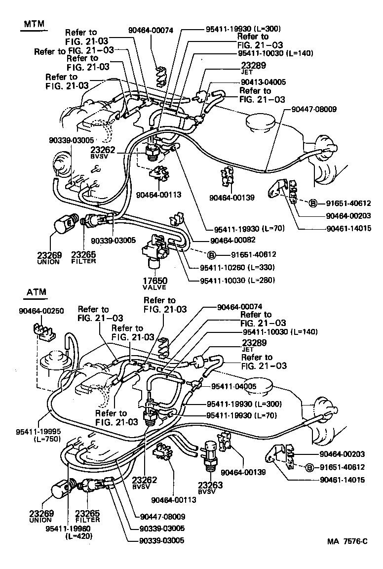  CELICA |  VACUUM PIPING