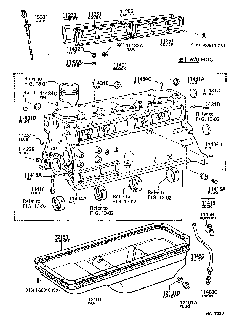  LAND CRUISER 40 |  CYLINDER BLOCK