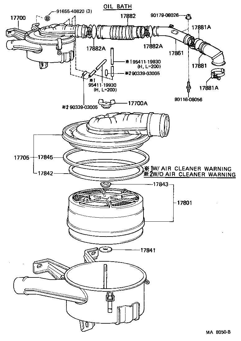  LAND CRUISER 60 |  AIR CLEANER