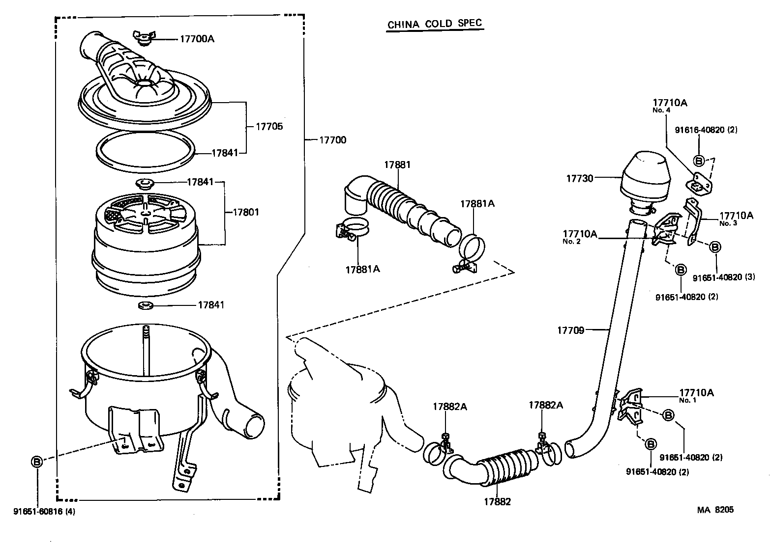  LAND CRUISER 40 |  AIR CLEANER