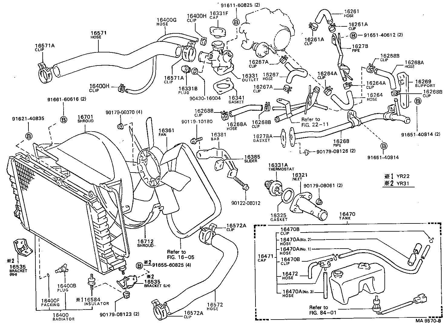  MODEL F |  RADIATOR WATER OUTLET