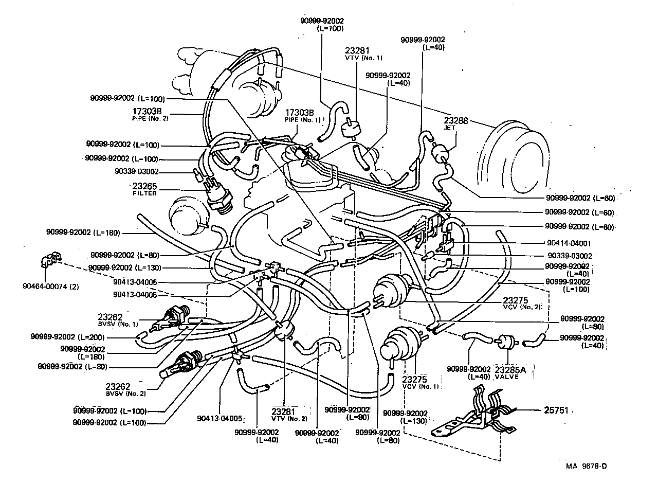  STARLET |  VACUUM PIPING