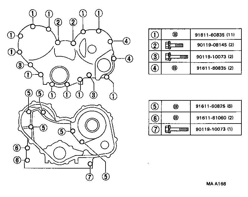  DYNA |  TIMING GEAR COVER REAR END PLATE