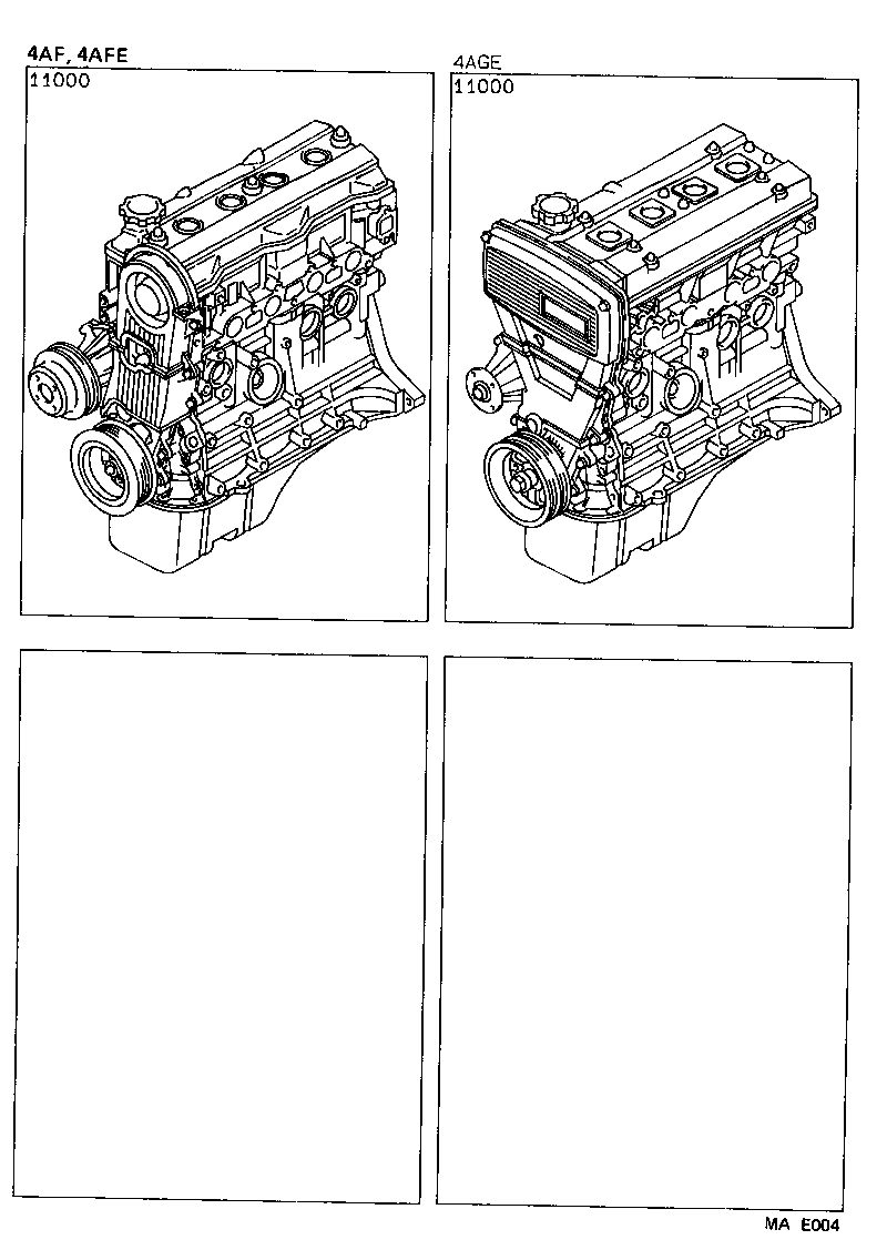  COROLLA CP |  PARTIAL ENGINE ASSEMBLY