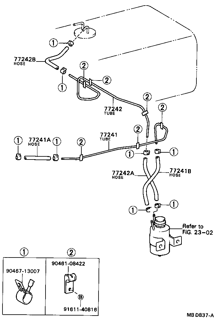  COASTER |  FUEL TANK TUBE