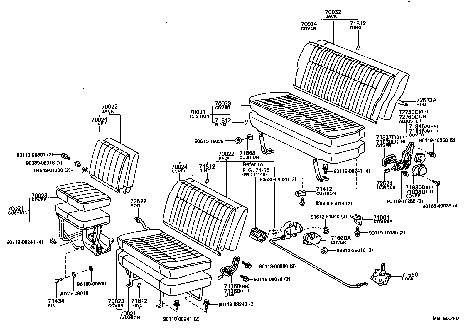  LITEACE |  SEAT SEAT TRACK