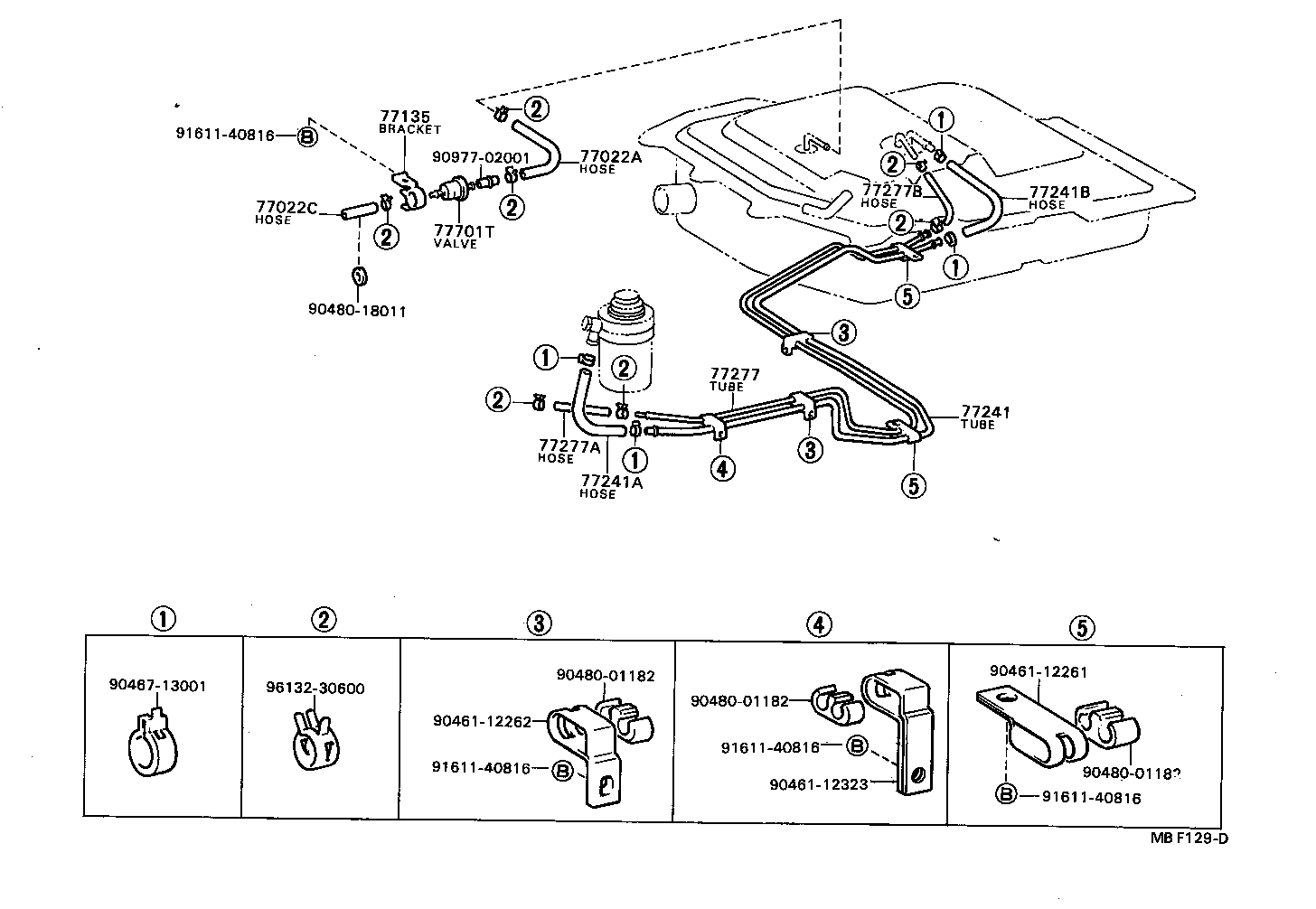  MODEL F |  FUEL TANK TUBE