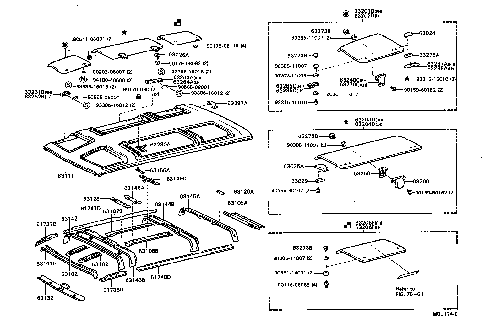  MODEL F |  ROOF PANEL BACK PANEL