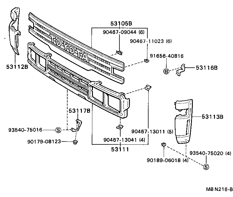  DYNA |  RADIATOR GRILLE