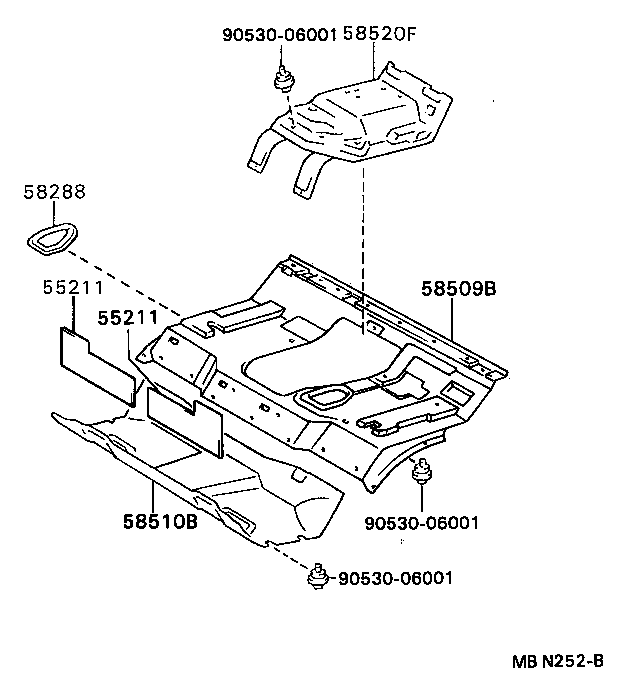  DYNA |  FLOOR MAT SILENCER PAD