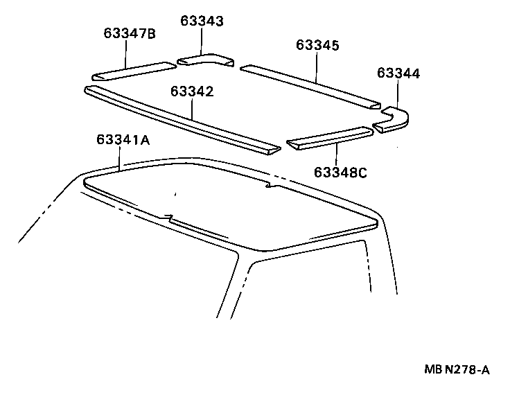  DYNA |  ROOF HEADLINING SILENCER PAD