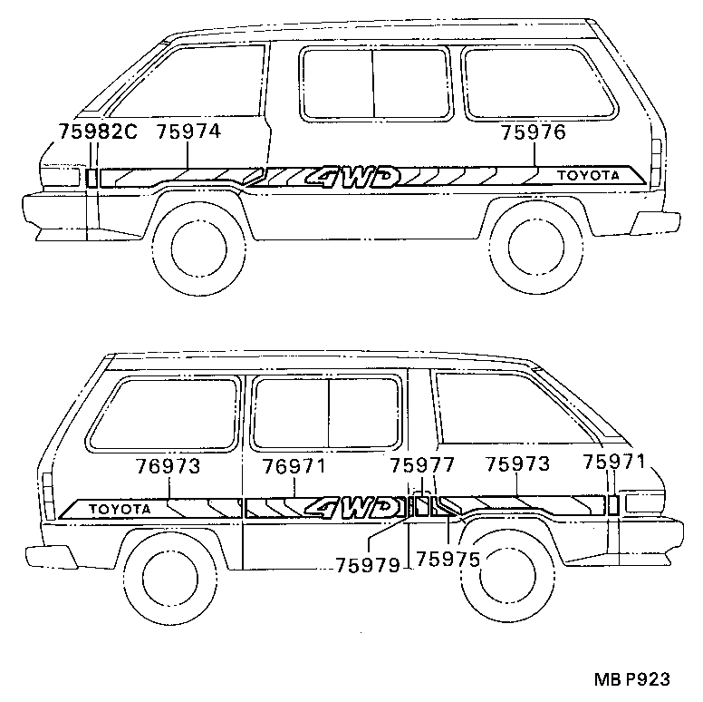  MODEL F |  BODY STRIPE