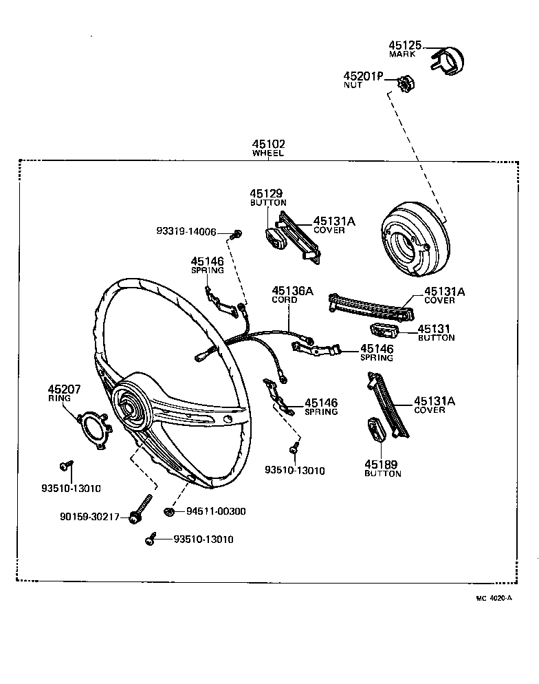  LAND CRUISER 40 50 |  STEERING WHEEL