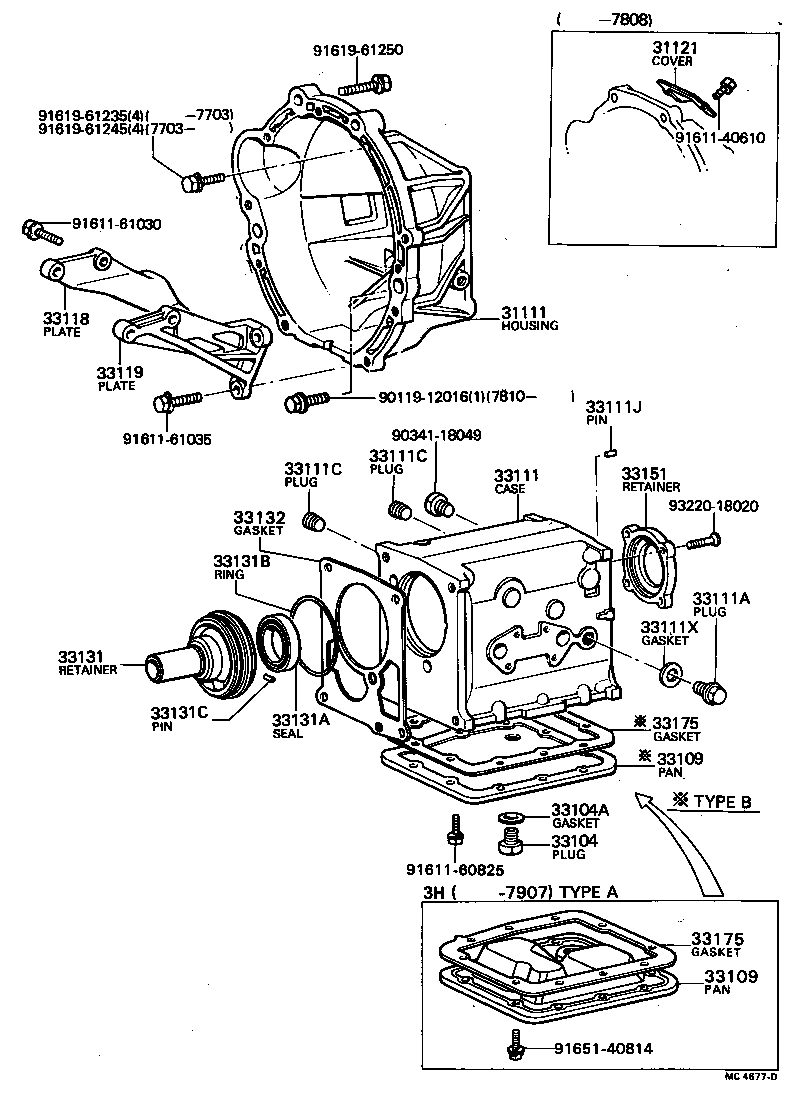  CRESSIDA |  CLUTCH HOUSING TRANSMISSION CASE MTM