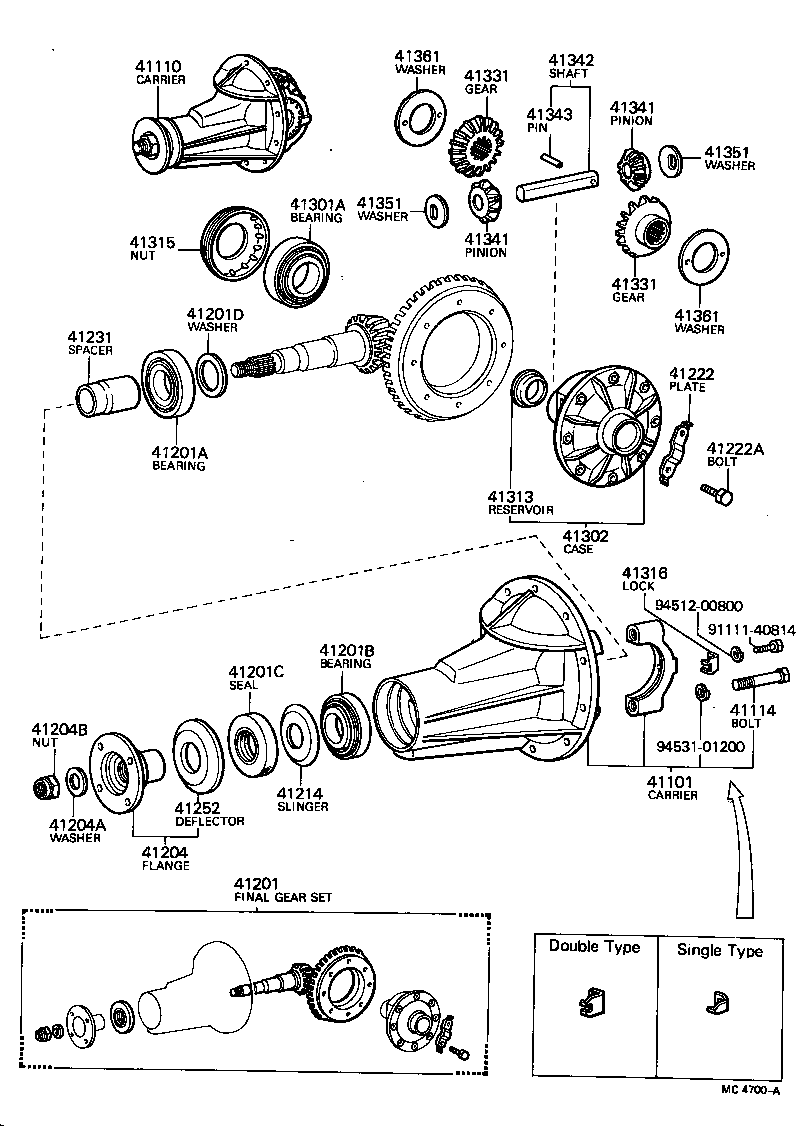  CRESSIDA |  REAR AXLE HOUSING DIFFERENTIAL