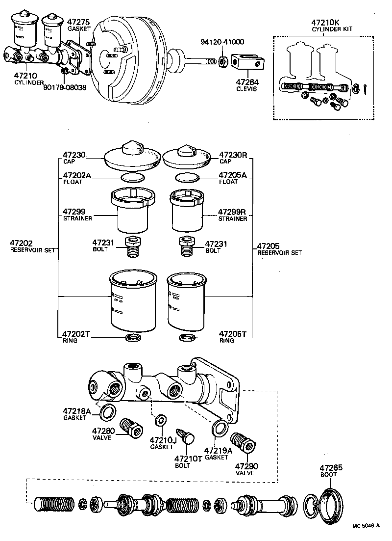  CRESSIDA |  BRAKE MASTER CYLINDER