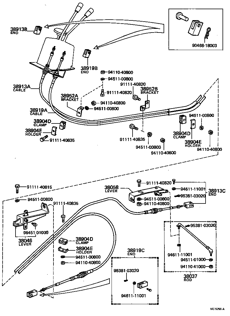  DYNA |  POWER TAKE OFF LEVER LINK