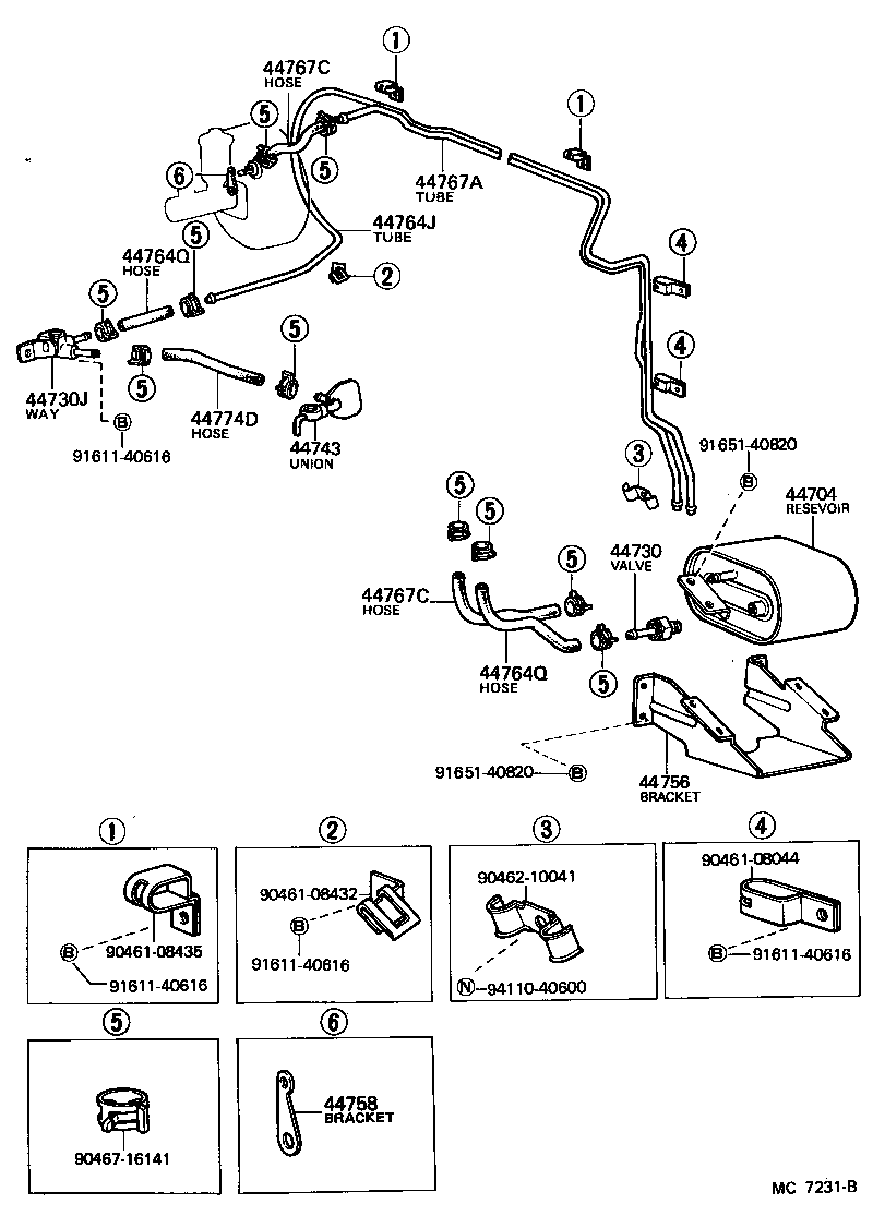  LAND CRUISER 40 |  BRAKE BOOSTER VACUUM TUBE