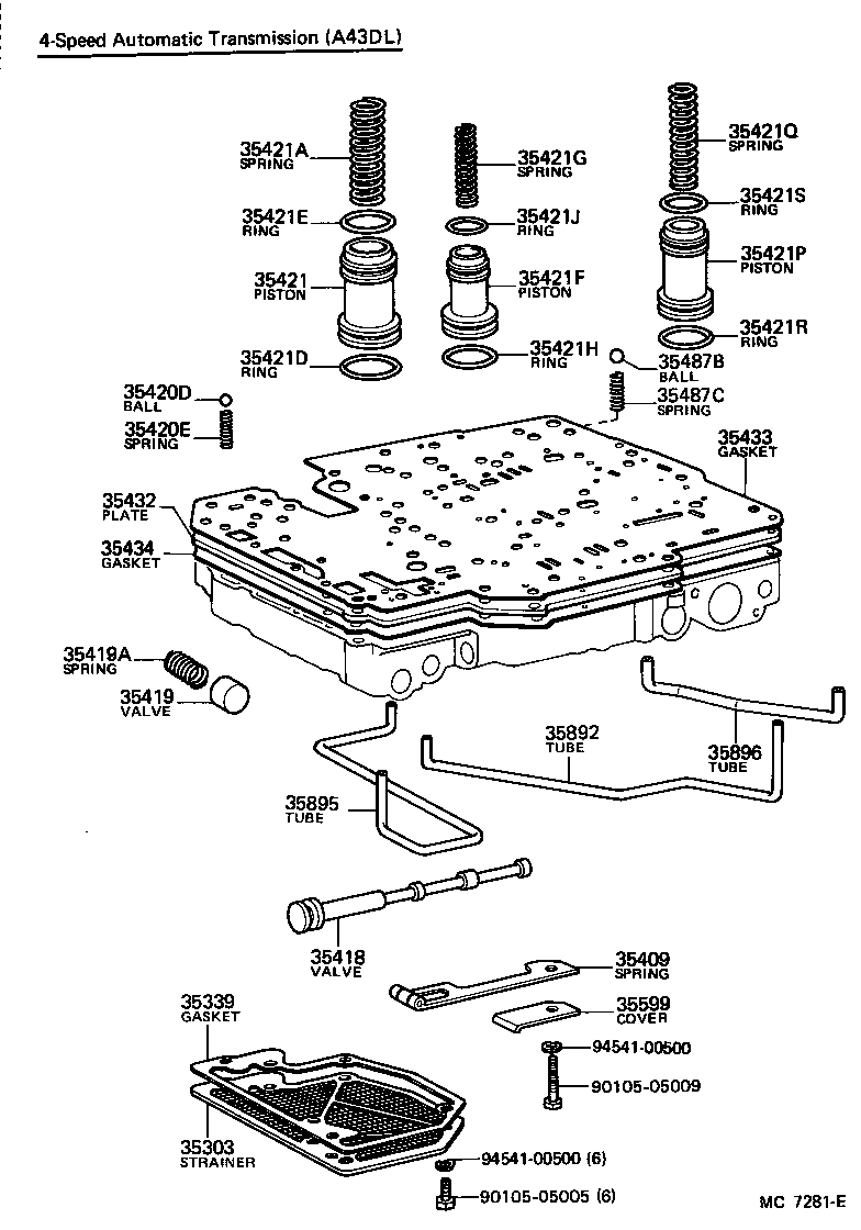  CELICA |  VALVE BODY OIL STRAINER ATM