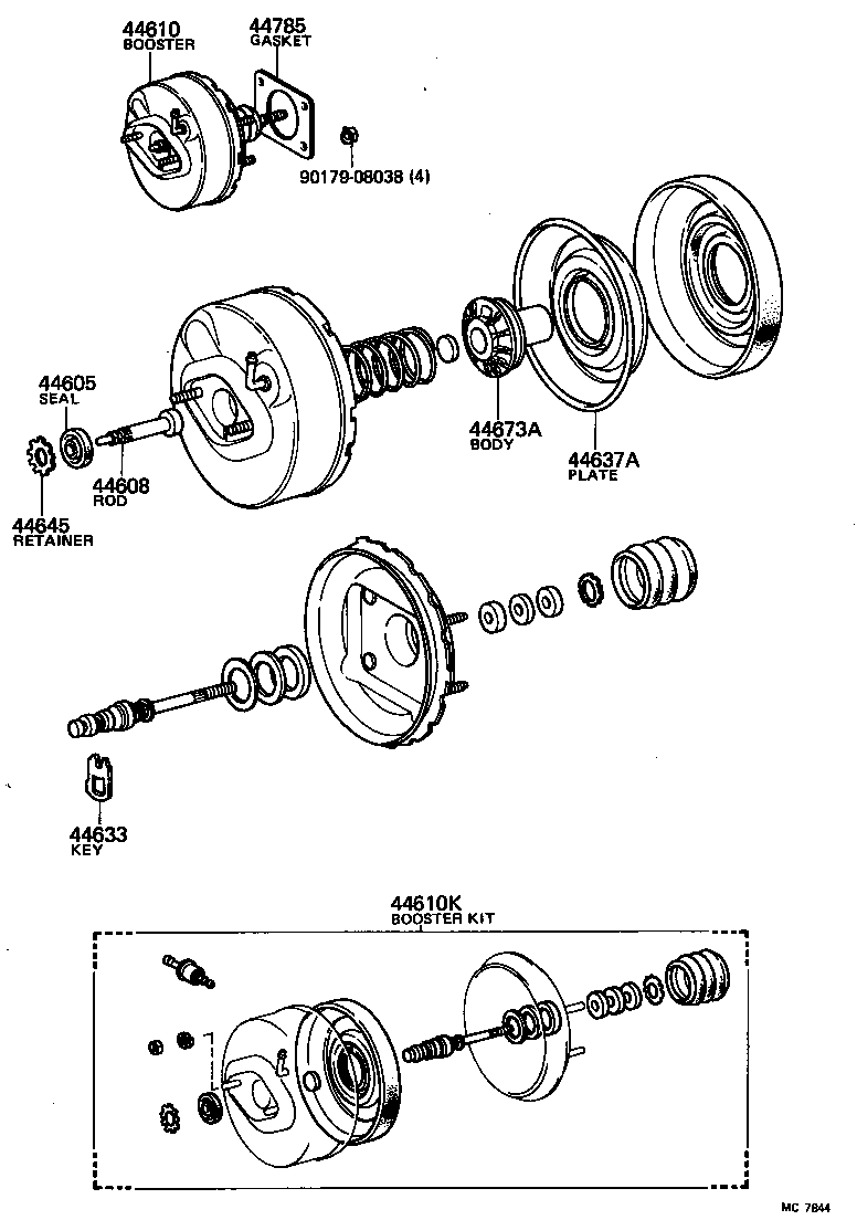  CELICA |  BRAKE BOOSTER VACUUM TUBE