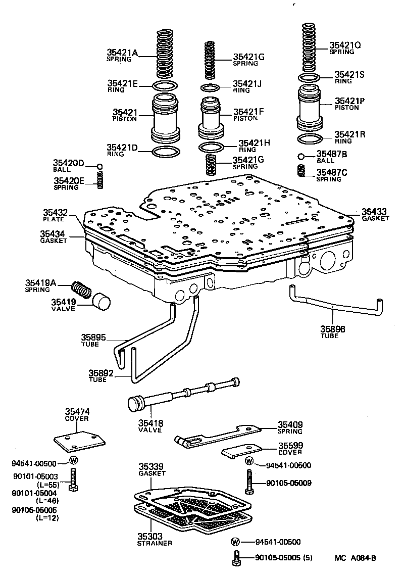  CROWN |  VALVE BODY OIL STRAINER ATM