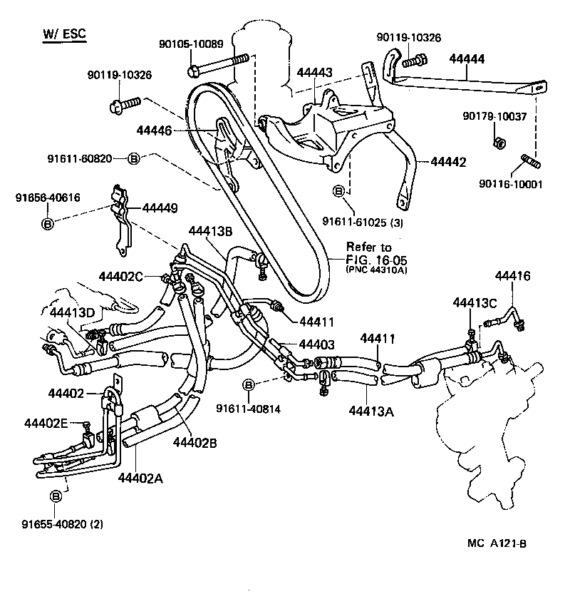  CROWN |  POWER STEERING TUBE