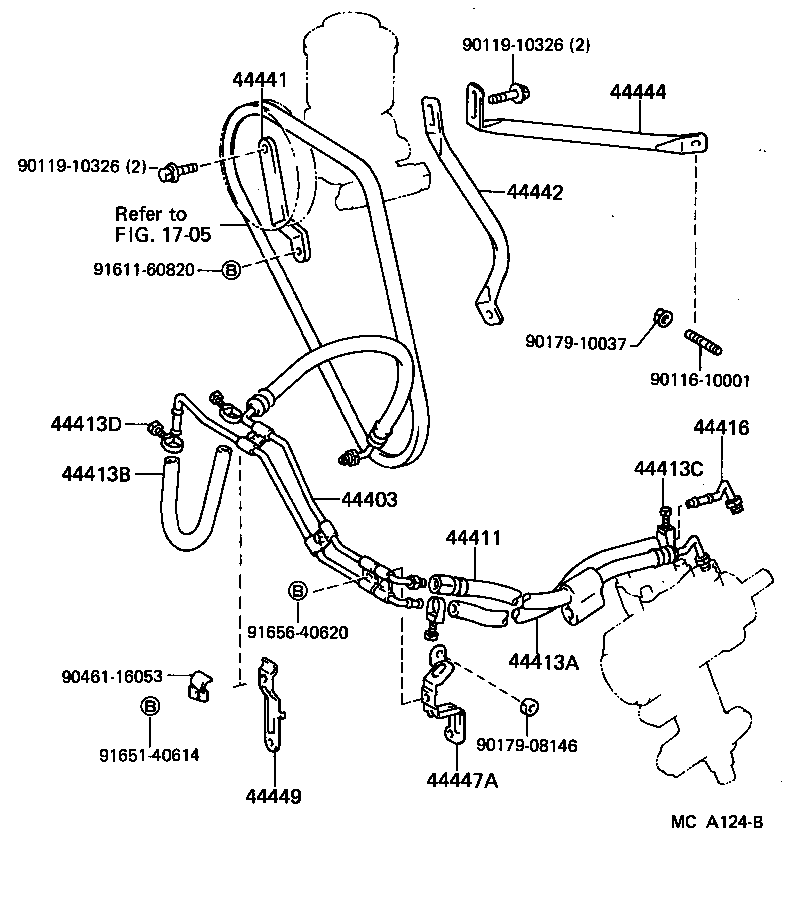  CROWN |  POWER STEERING TUBE