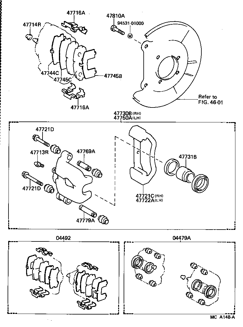  CROWN |  REAR DISC BRAKE CALIPER DUST COVER