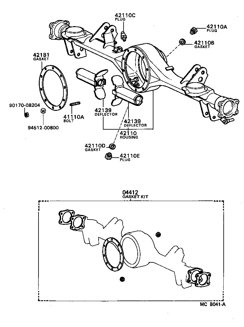  CRESSIDA |  REAR AXLE HOUSING DIFFERENTIAL