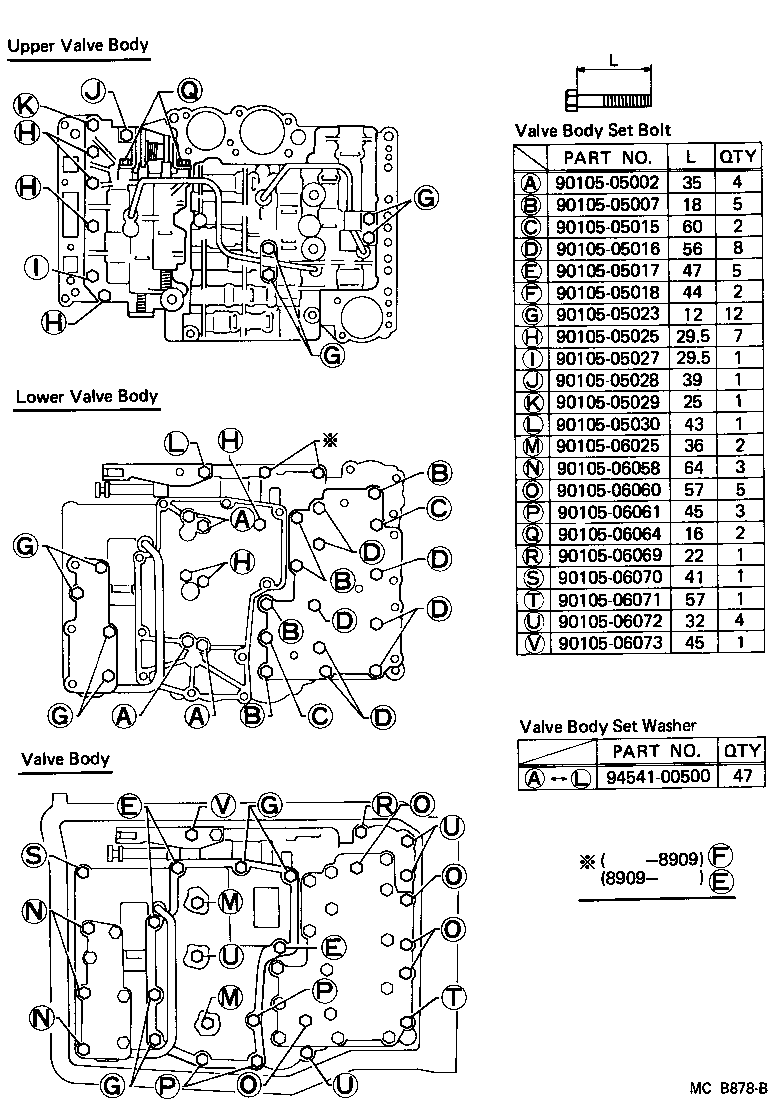  LAND CRUISER 80 |  VALVE BODY OIL STRAINER ATM