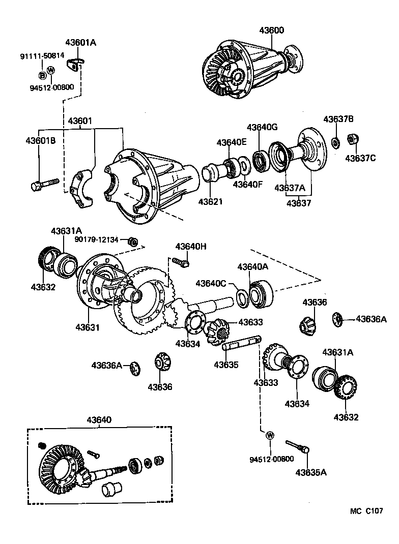  LAND CRUISER 40 |  FRONT AXLE HOUSING DIFFERENTIAL