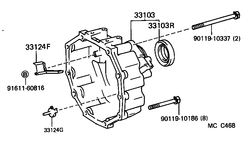  DYNA150 |  EXTENSION HOUSING MTM