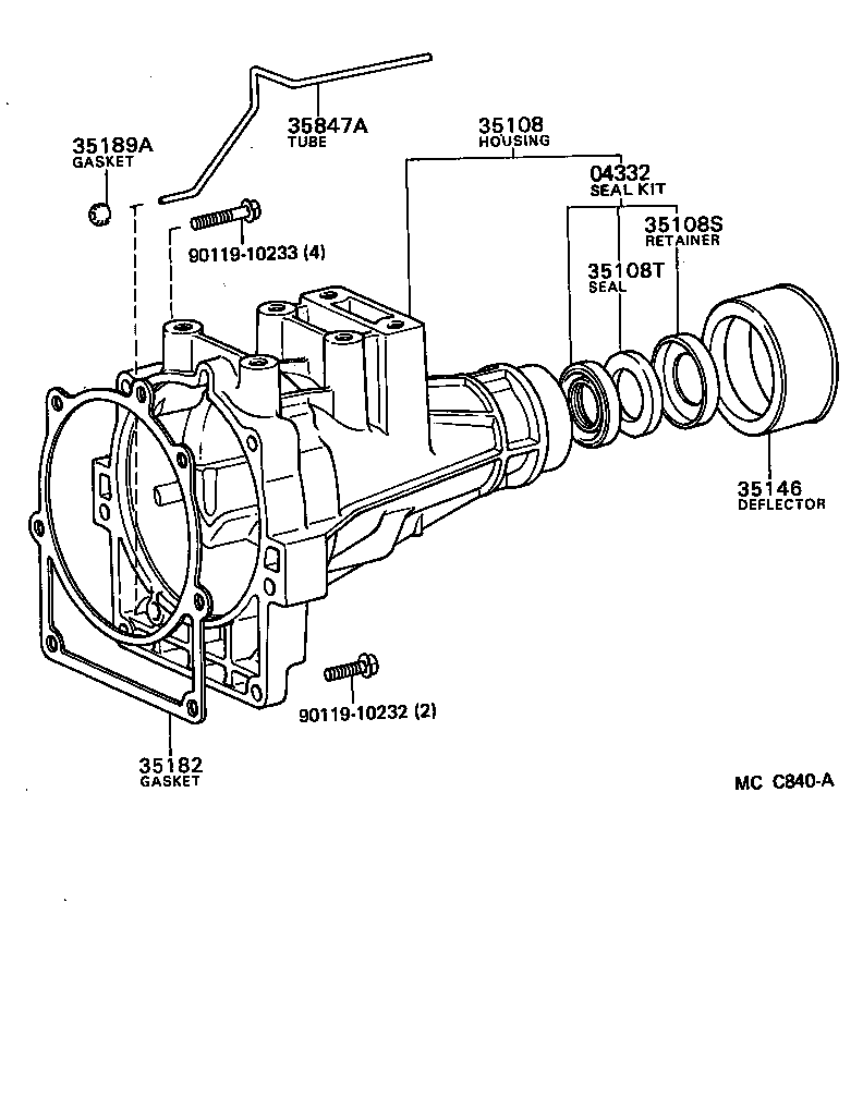  DYNA100 |  EXTENSION HOUSING ATM