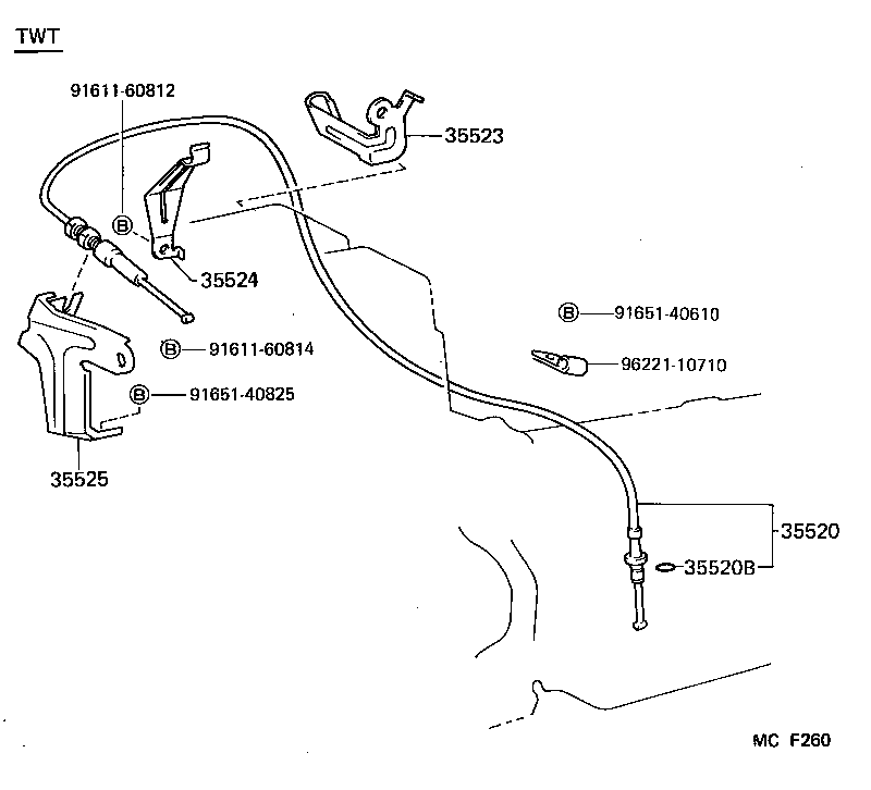  SUPRA |  THROTTLE LINK VALVE LEVER ATM