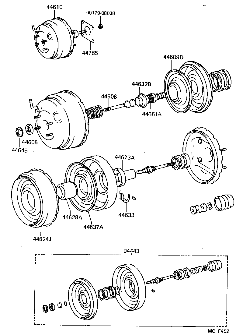  4 RUNNER TRUCK |  BRAKE BOOSTER VACUUM TUBE