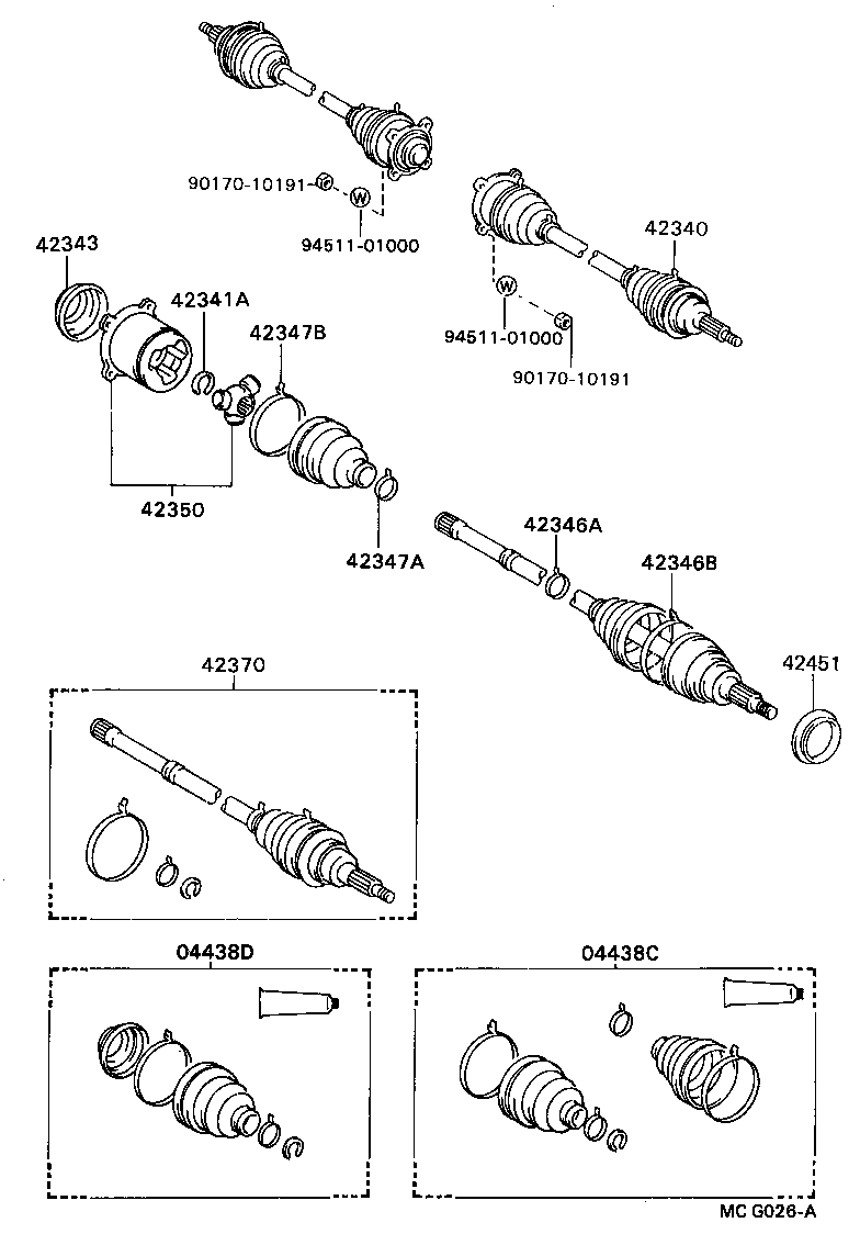  CAMRY JPP |  REAR AXLE SHAFT HUB