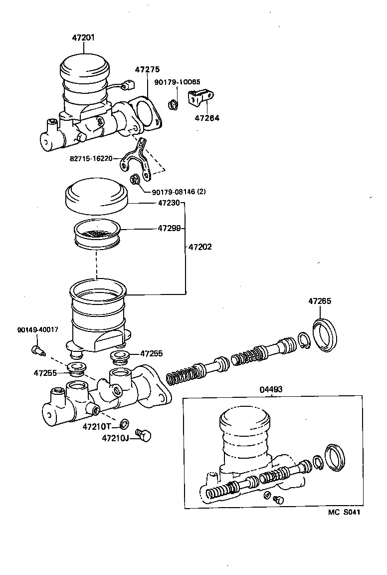  PASEO |  BRAKE MASTER CYLINDER