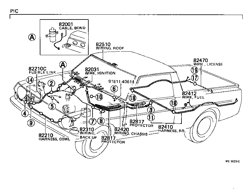  TOYOTA1000 |  WIRING CLAMP