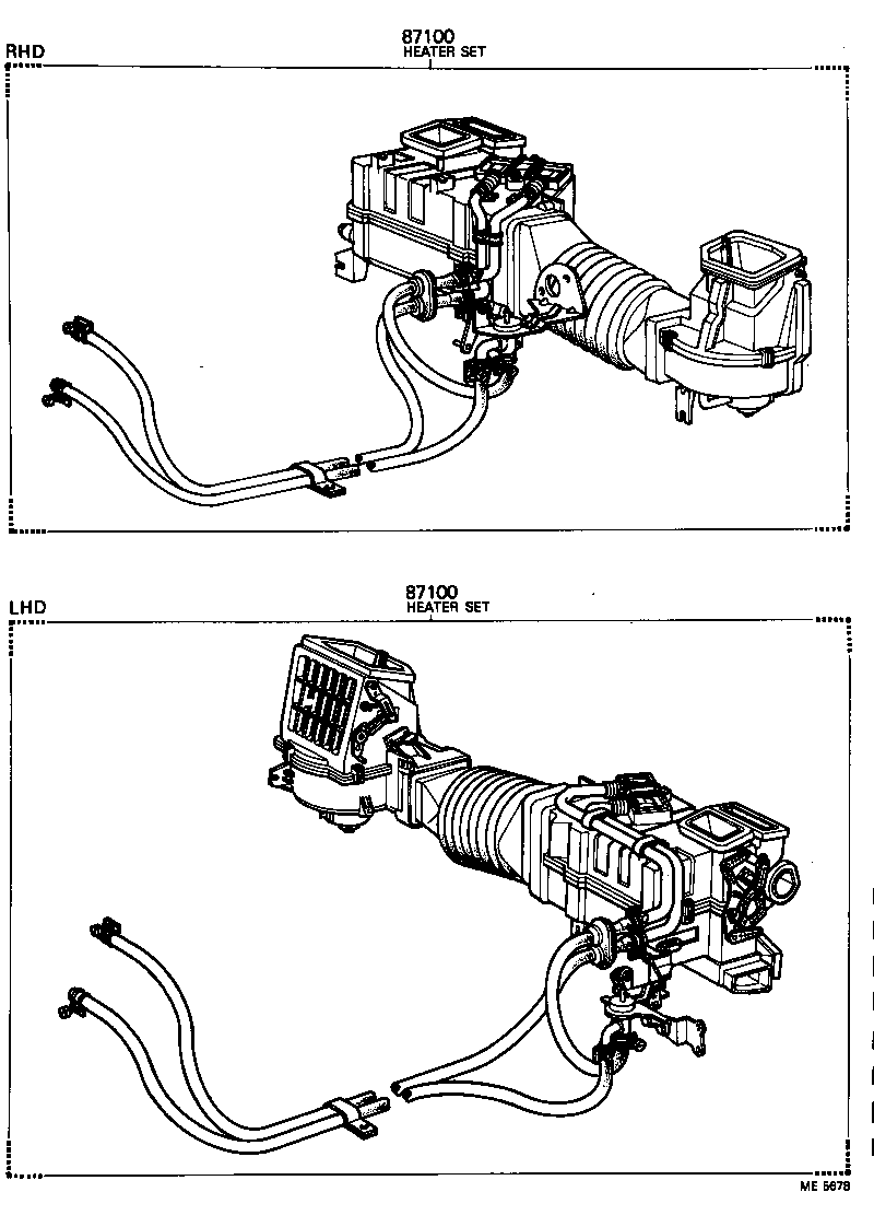  CRESSIDA |  HEATING AIR CONDITIONING SET