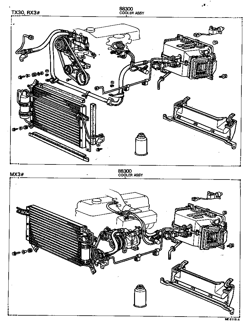  CRESSIDA |  HEATING AIR CONDITIONING SET