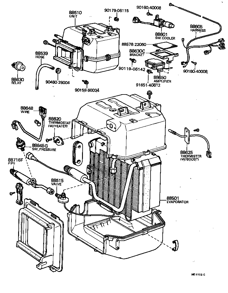  CRESSIDA |  HEATING AIR CONDITIONING COOLER UNIT