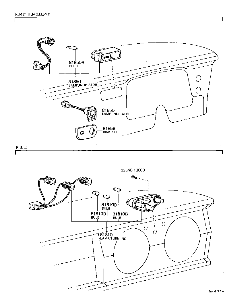  LAND CRUISER 40 50 |  INDICATOR