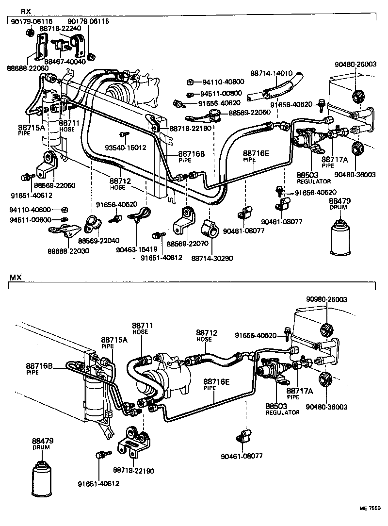  CRESSIDA |  HEATING AIR CONDITIONING COOLER PIPING