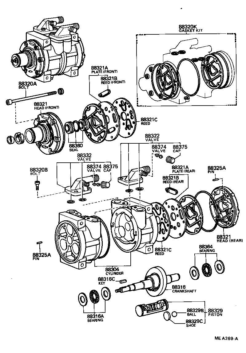  CRESSIDA |  HEATING AIR CONDITIONING COMPRESSOR